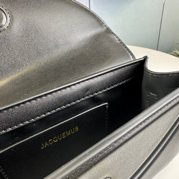 Jacquemus Le sac Rond LE PAPIER Circle purse Black - Picture 1 of 8
